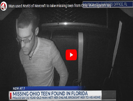 Online Gaming Leads to Arrest in case of missing Ohio Teen found in Florida